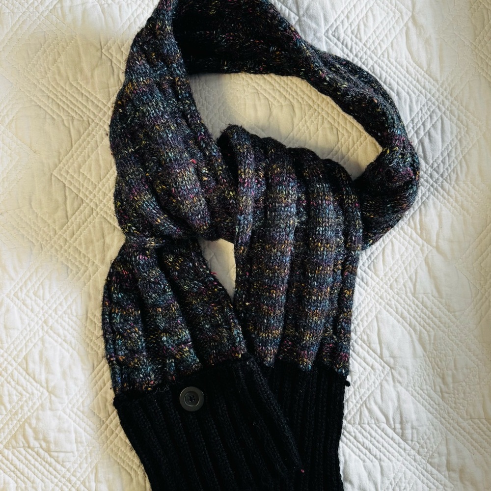 Columbia Twilight Ride Scarf - Black/Multi 72 inches